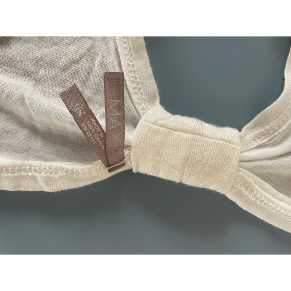 Max Rave womens cream tank with beading size M - Picture 5 of 7